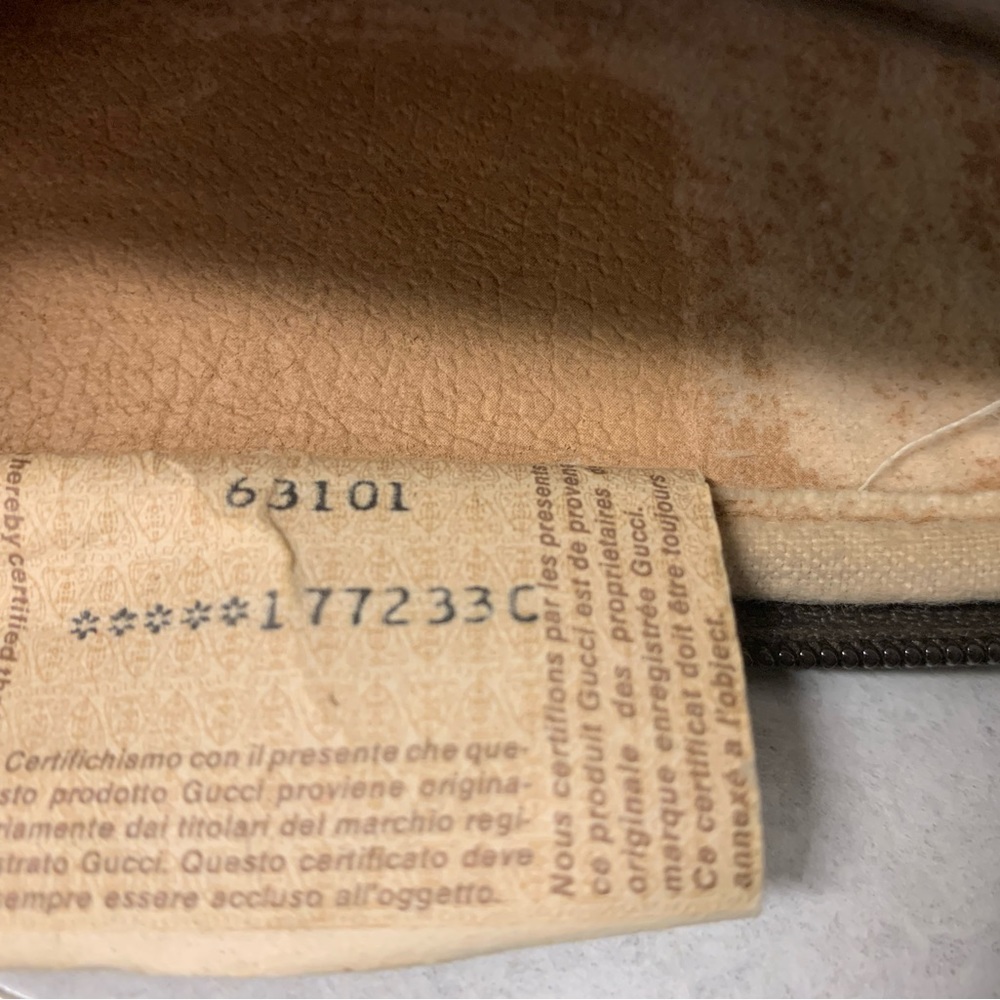 Authentic Vintage Gucci Supreme Canvas Bee Beige Brown Crossbody - Picture 7 of 12